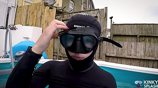 Thick 8mm Beauchat Wetsuit Buoyant Tease Session