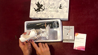 Unboxing Realistic Dildo Electric