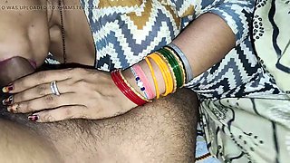 Indian Horny Wife Sucking cock for