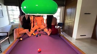 Cock and balls punishment for pitiful slave in group session