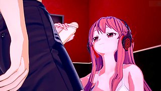Chelsea gives an intense blowjob and gets creampied - Akama Hentai