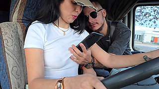 I Picked up an Uber Client Without a Bra!