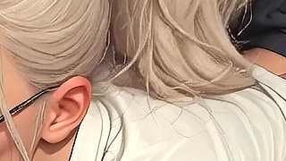 Double Penetration for Blonde Secretary