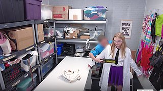Young blonde Mckenzie Mae fucks with her boyfriend Tony Rubino in the office