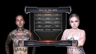 Kaiia Eve Vs Ruckus Mixed Wrestling