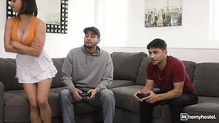 Hailey Rose's Sizzling Passion in a Wild Double Encounter