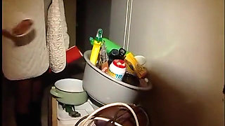 Amateur brunette teen sucks big cock and gets doggystyled