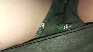 Desi sister-in-law's blue nightie in pussy fun on the bed