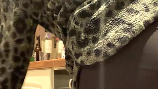 MILF Can’t Help Herself While Cleaning She Squirts All Over Floor