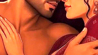 Desi Bride Wedding Night Intimate Romance - Ai Created Video