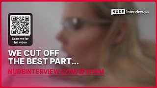 After Years of Home Cam Fucking in a Relationship She Finally Does a Nude Interview