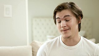 Naughty bosomy MILF mind-blowing X-rated scene