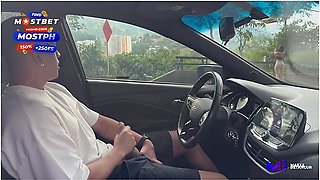 Colombian Girl Gets Into A Strangers Car To Get Fucked Wildly - Max Betancur & Luna Vitaler