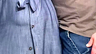 Perv Stepbrother Rubbing My Pussy in Subway