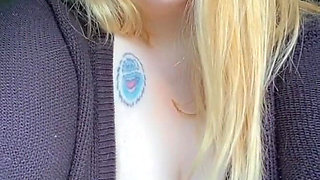 Chubby Teacher with Huge Breasts Cleavage