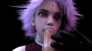 Sakura Sucks Cock in POV - Naruto 3D Hentai Parody