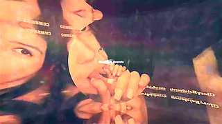 GLORYHOLE SECRETS - Myste Vixen Swallows Hot Loads in POV Gloryhole Frenzy