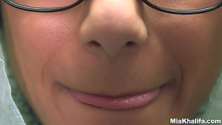 Mia Khalifa - Big Tit Mia Takes Big Cock in the Library