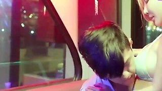Amateur blonde doll gets firm screwed in a van