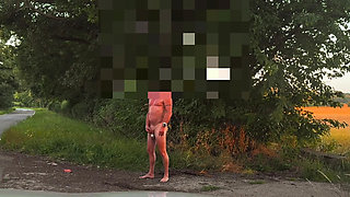Showing off my tan naked in public