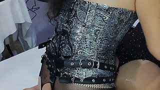 Sticking to Husband Sissy Full Video We Play with Long Dildo