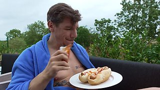 Future daddy-in-law is going to fuck her wet vag