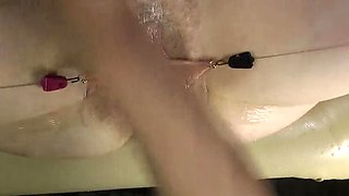 Deep Keely Extreme Pussy Pumping & Squirting Fucking with Dildos Part 2
