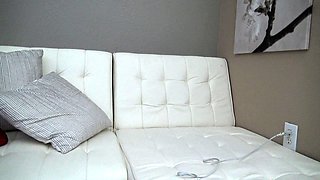 Stacked brunette goes solo toys and masturbation