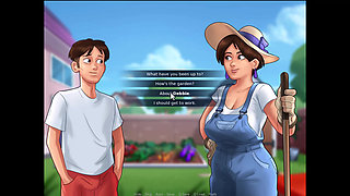 Summertime saga - I switched the vibrator on which she have on