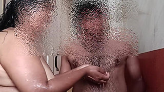 Taking Romantic Bath with My Chubby Bhabi