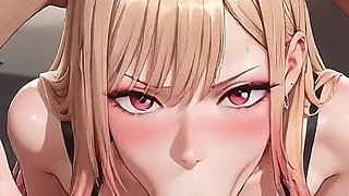 Busty Cosplayer Marin Kitagawa Cheats on Her Boyfriend for Rough Outdoor Sex and Creampie - Hentai Anime