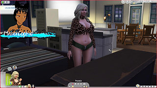 Sims 4 - More Daily Life and Having Sex on the Table and Bed