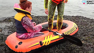 Two Girls One Dinghy: Tight Rubber & Pvc Rainwear