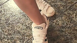 Sneakers Fingering Gangbang, Anal