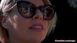 Stepmom teaching teenager bondage sex