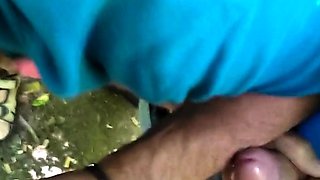 Group Sex in the Park with Three Amateur Men