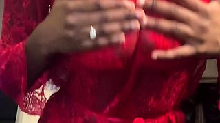 Big boobs milf masturbates with her dildo