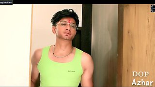 Sensual indian beauty enjoys intimate homemade passion at home