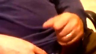 Daddy's Thick Cock - Amateur Bear Handjob