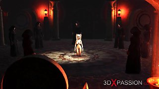 A hot 18 yr old cutie gets screwed by a monk