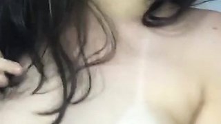 Passionate beauty explores sensual dildo pleasures with thick toy