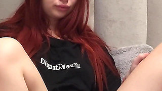 Soft Cute Girl Masturbates Her Virgin Pussy Before College