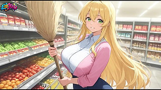 Supermarket Girl Falls in Love with Her Boss Anime Romance