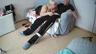 Mother-in-law Gives a Long Deep and High-quality Blowjob Before My Cumshot in Her Mouth