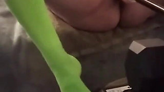 Machine Fucked Missionary While Giving Blowjob (260101a1.1) (1of2)