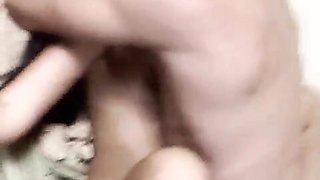 Amateur cheating hubby gave his sizzling young brown-haired wifey a weekend to have bang-out with her well-gifted school homie at the duo's beach building, part two.