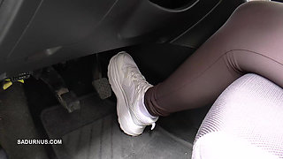 Mistress Jenna Exercises Power Over His Car