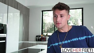 Jay Romero and Lacey Jayne's foot gagging video by Love Her Feet