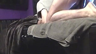 Elbow Deep Punch Fisting on the Massage Bench - Adelina Noir and Fistdude