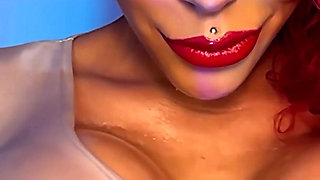 Sex Demon with Huge Tits Gets Drenched in Oil & Cum